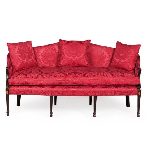 Hepplewhite Style Mahogany Sofa