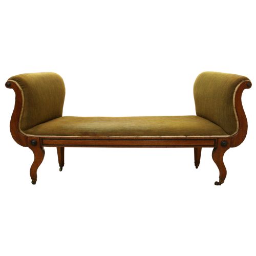 Regency Mahogany Window Seat