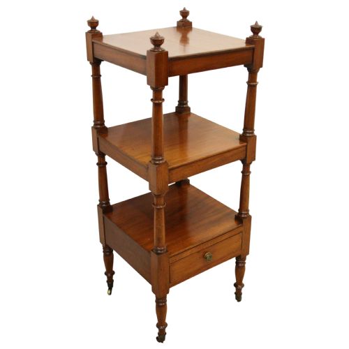 George III Mahogany Whatnot