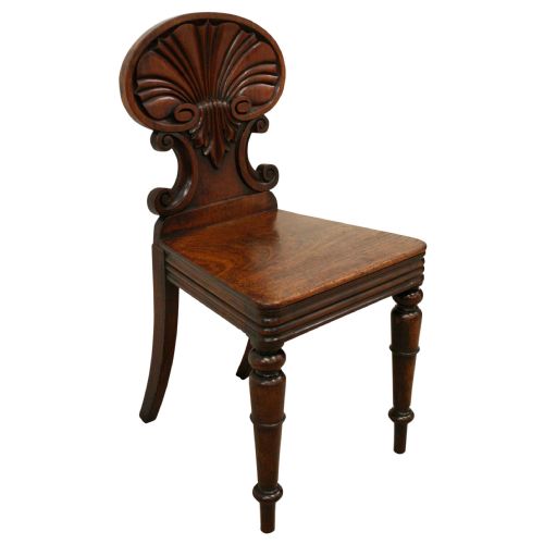 George IV Mahogany Hall Chair