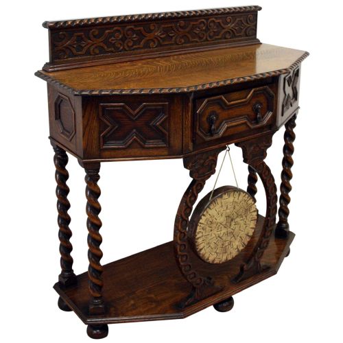 Jacobean Style Oak Hall Table
