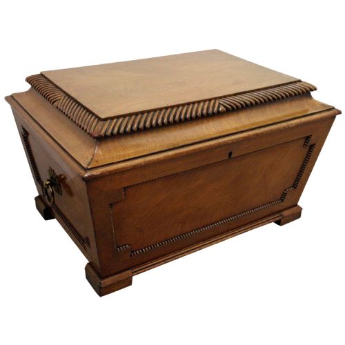 George IV Mahogany Sarcophagus Wine Cooler