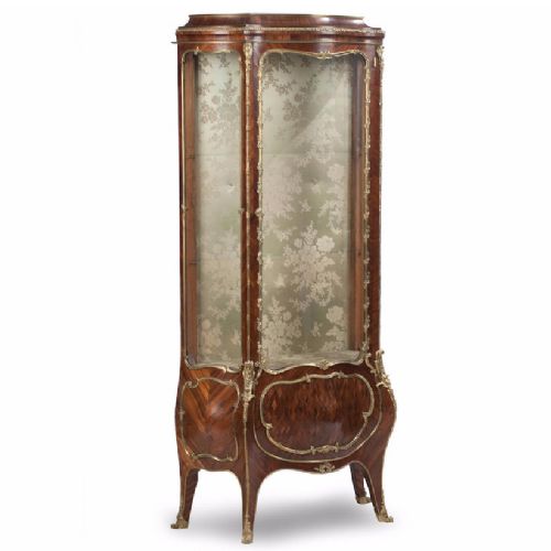 FRENCH KINGWOOD VITRINE CABINET