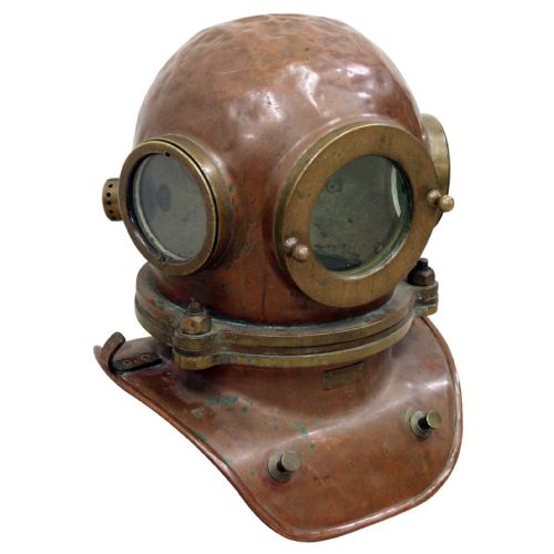 Brass and Copper Divers Helmet
