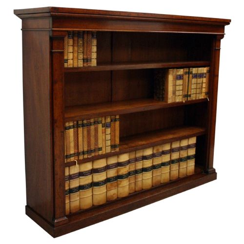 William IV Mahogany Open Bookcase