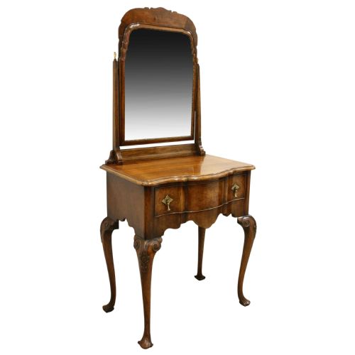 George II Style Walnut Dressing Table