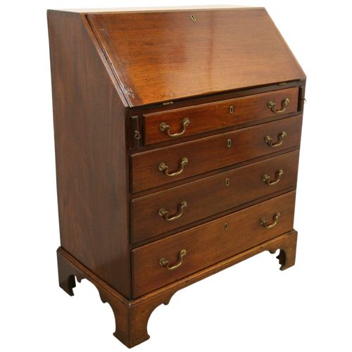 George III Mahogany Bureau