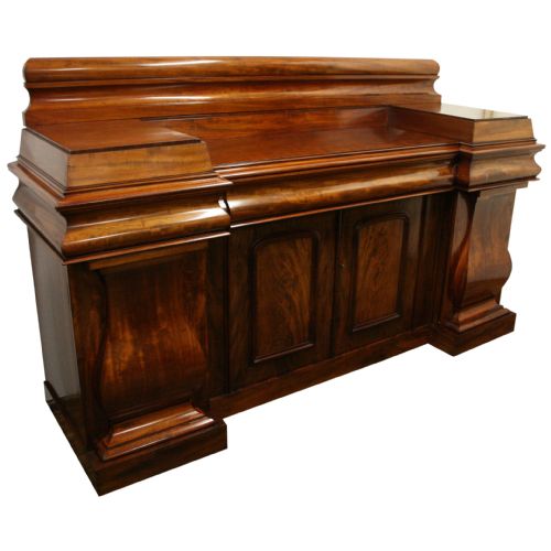 Monumental Early Victorian Mahogany Sideboard