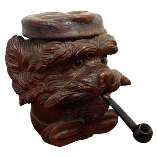 Black Forest Dog Tobacco Jar
