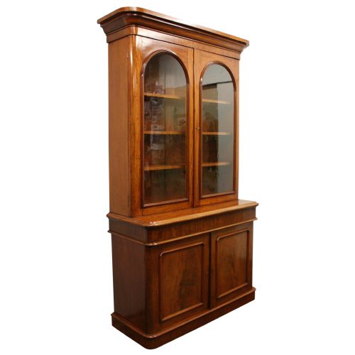 Victorian Two Door Cabinet Bookcase