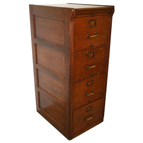 Oak Filing Cabinet