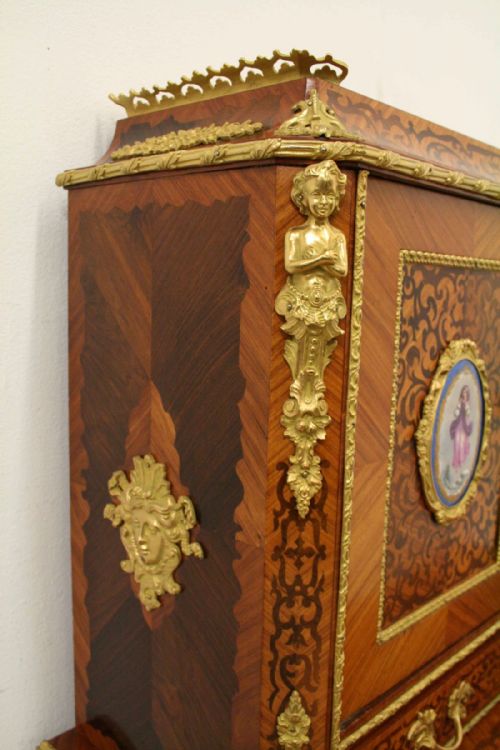 LOUIS XVI STYLE KINGWOOD BONHEUR DU JOUR - ADDITIONAL PHOTO 4