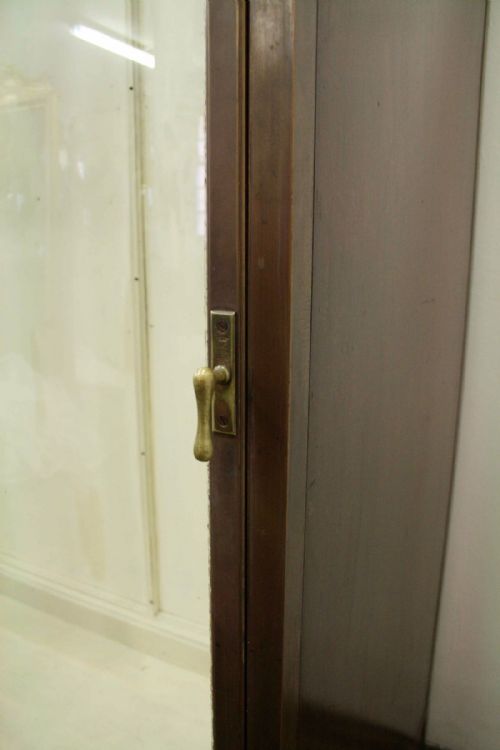 EX JENNERS OF EDINBURGH BRONZE 3 DOOR DISPLAY CABINET OR A UNIQUE WARDROBE - ADDITIONAL PHOTO 9