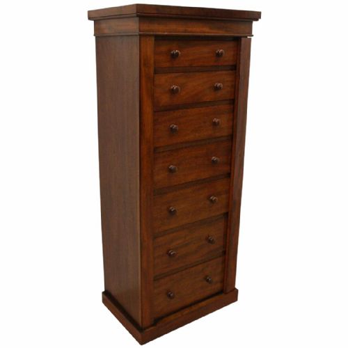 Victorian Style Mahogany Wellington Chest