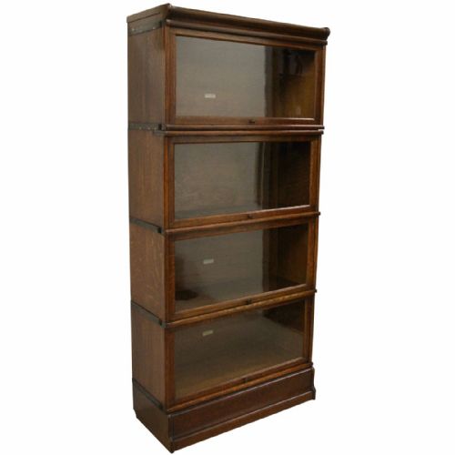 Globe Wernicke Oak Sectinoal/stacking Bookcase