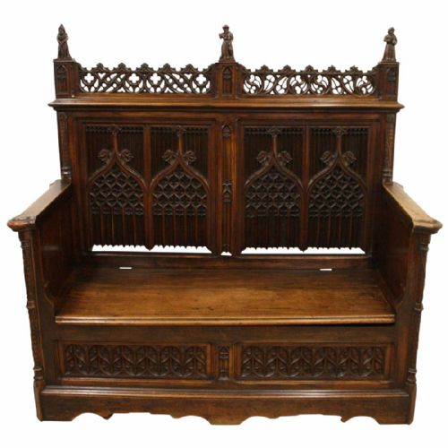 Gothic Monks Bench