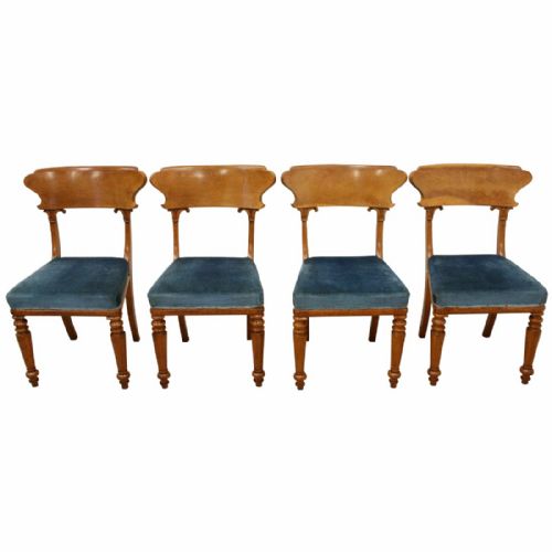 Set of 4 William IV Chairs