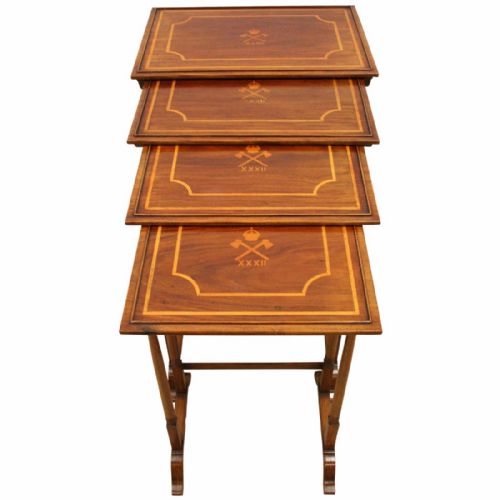 George III Style Quartet of Inlaid Tables