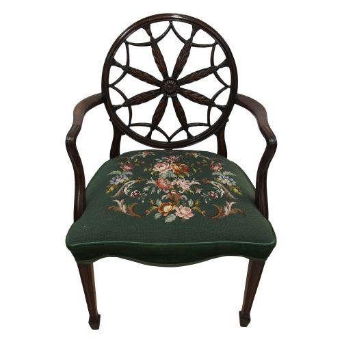 Wheel Back Elbow Chair