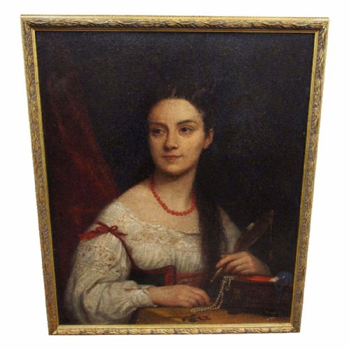 Oil Painting, Portrait of a Lady