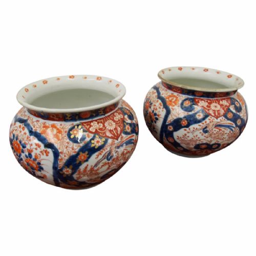 Pair of Imari Jardinieres