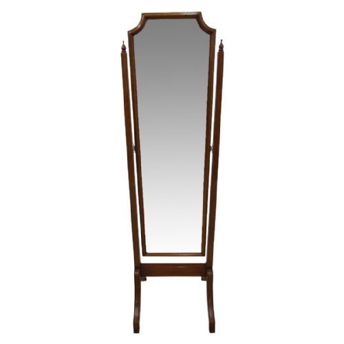 Walnut Cheval Mirror