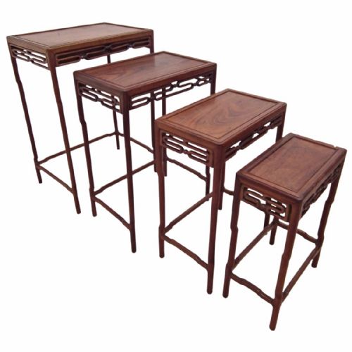 Nest of 4 Huanghuali Tables