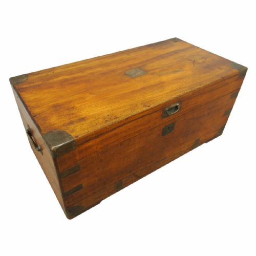 Victorian Military Camphor Wood Trunk