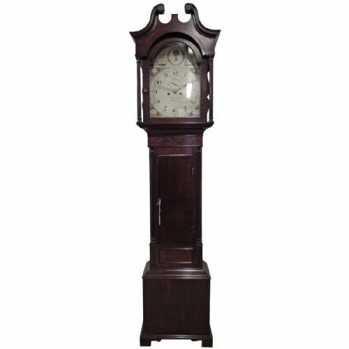 Late George III Grandfather Clock by T. Campbell, Strabane