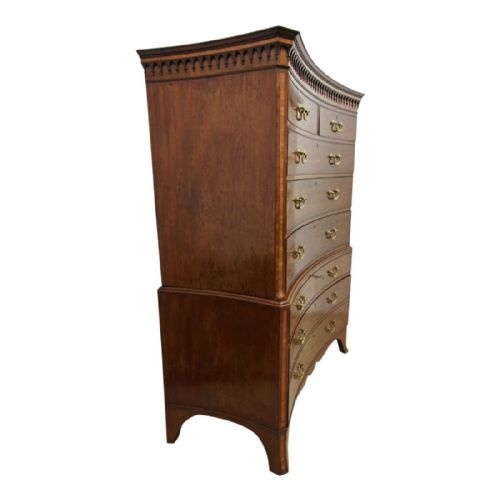 fig 1. George III Concave Chest on Chest