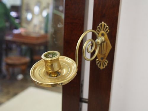 FRENCH MAHOGANY CHEVAL MIRROR - ADDITIONAL PHOTO 4