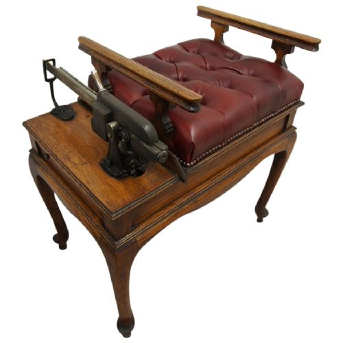 Oak Framed Jockey Scales