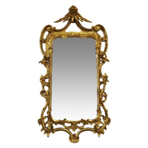 Chippendale Style Carved Gilt Mirror