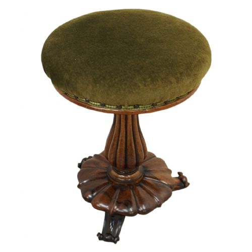 Victorian Rosewood Piano Stool
