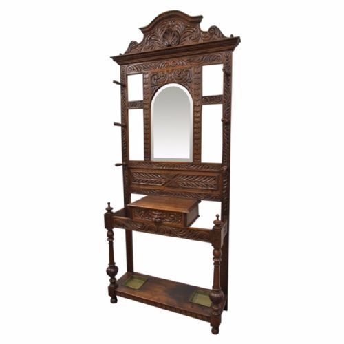 Flemish Oak Hall Stand