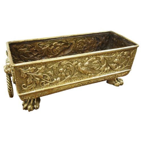 Cast Brass Planter or Jardiniere