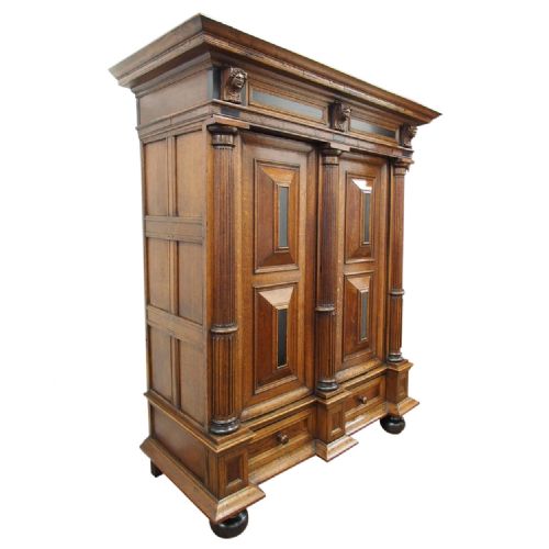 17th Century Dutch Oak Armoire or Cabinet