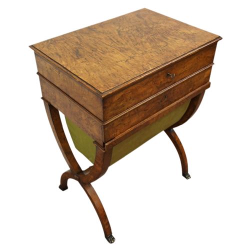 Regency Burr Elm Work Table