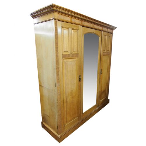 
Oak Wardrobe by James Shoolbred and Co
