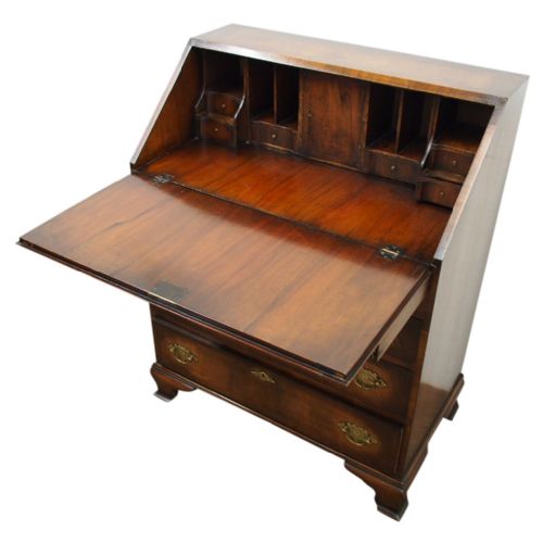 Early Georgian Style Walnut Bureau