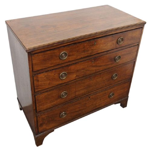 Neat George III Mahogany Chest of Drawers