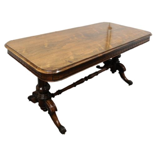 William IV Walnut Library Table