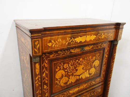 DUTCH MARQUETRY FALL FRONT ESCRITOIRE - ADDITIONAL PHOTO 1