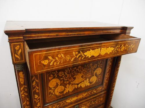 DUTCH MARQUETRY FALL FRONT ESCRITOIRE - ADDITIONAL PHOTO 8