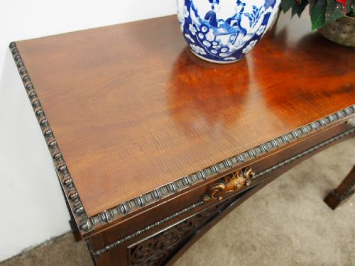 WILLIAM IV MAHOGANY HALL TABLE OR SERVING TABLE - ADDITIONAL PHOTO 4