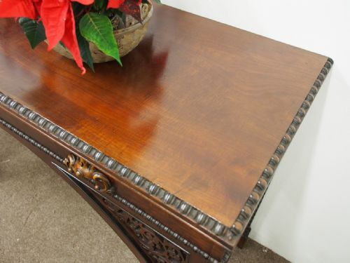 WILLIAM IV MAHOGANY HALL TABLE OR SERVING TABLE - ADDITIONAL PHOTO 7