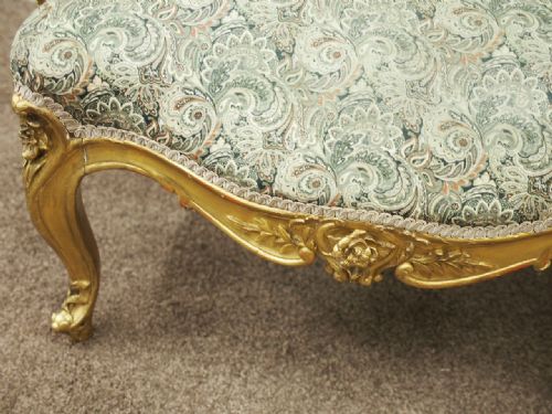 PAIR OF LOUIS XV CARVED AND GILTWOOD ARMCHAIRS - ADDITIONAL PHOTO 12