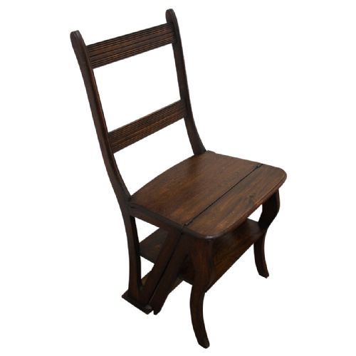 Dark Ash Metamorphic Steps and Chair
