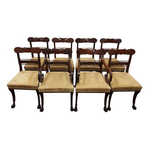 SET OF 8 MORISON STYLE CHAIRS