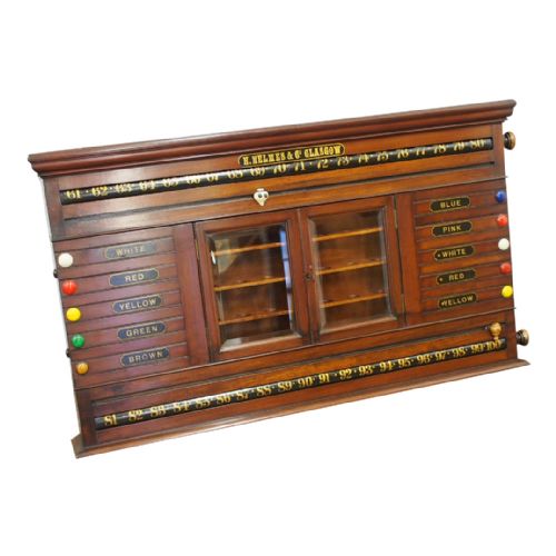 Mahogany Scoreboard by H. Nelmas and Co, Glasgow